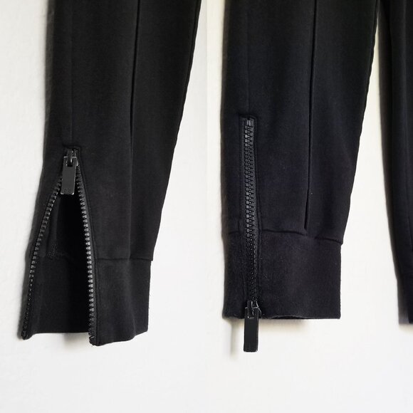 Alo Yoga Black Propel Jogger Zip Hem Sweatpant Black Center Seam Ultra Soft S - Picture 11 of 15